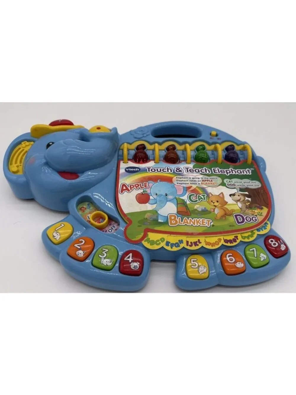 VTech Touch and Teach Elephant Tested Works!